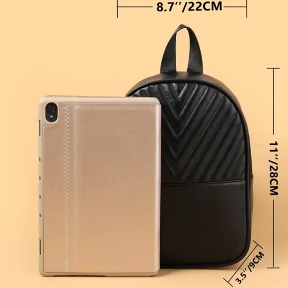 New quilted chevron backpack - Picture 3 of 3